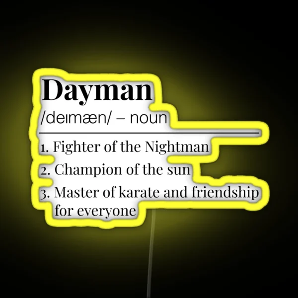 Dayman RGB Neon Sign