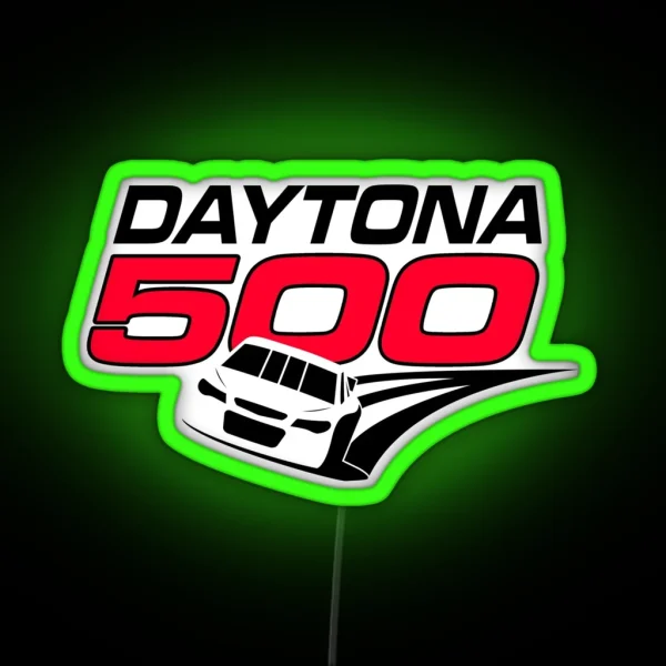 Daytona 500 RGB Neon Sign