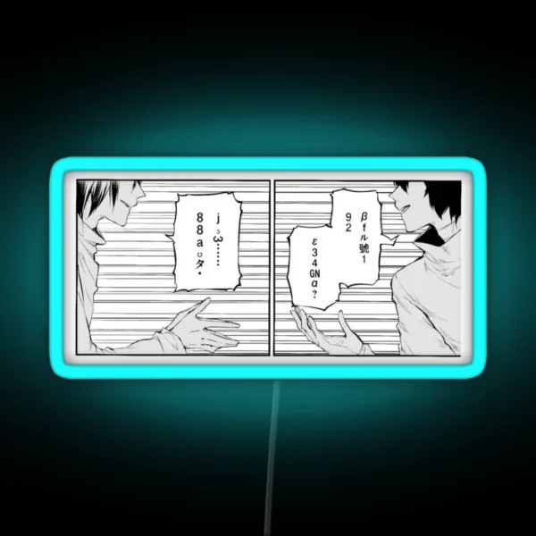 Dazai And Fyodor Fyozai Led Bsd RGB Neon Sign