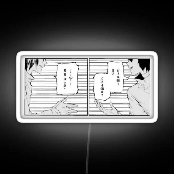 Dazai And Fyodor Fyozai Led Bsd RGB Neon Sign