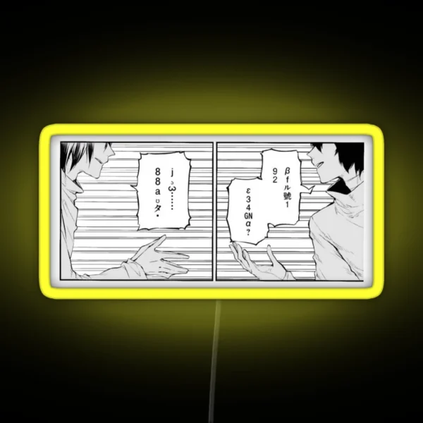 Dazai And Fyodor Fyozai Led Bsd RGB Neon Sign