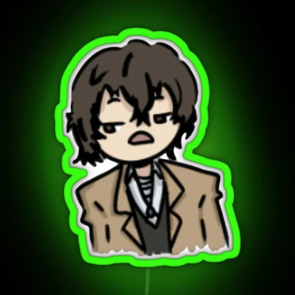 Dazai Osamu RGB Neon Sign