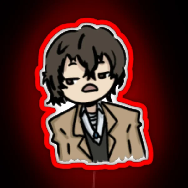 Dazai Osamu RGB Neon Sign