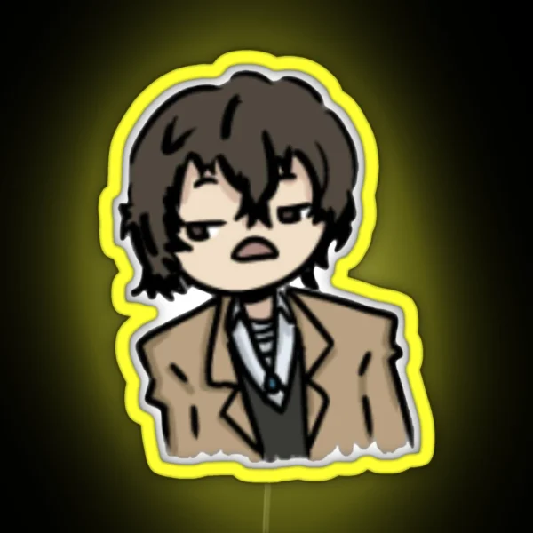 Dazai Osamu RGB Neon Sign