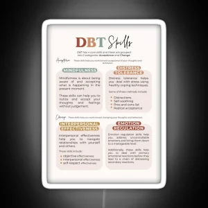 DBT Skills Guide RGB Neon Sign