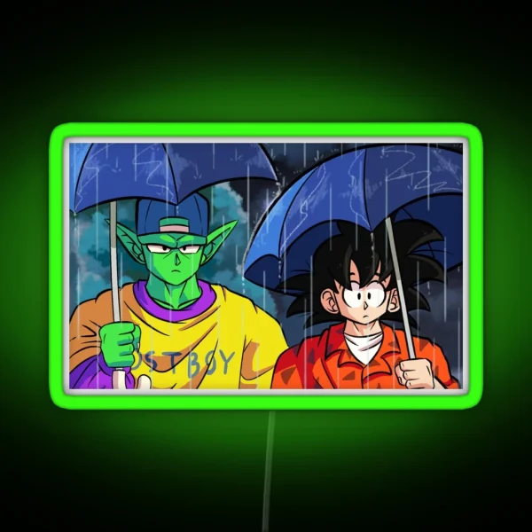 Dbz Driving Test Episode RGB Neon Sign