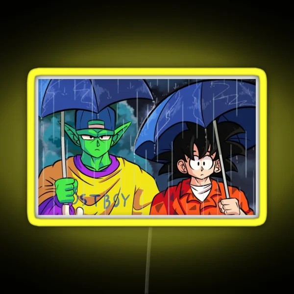 Dbz Driving Test Episode RGB Neon Sign