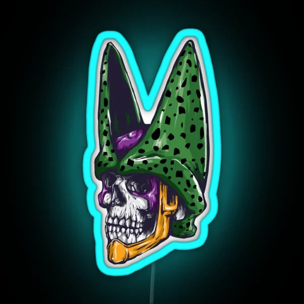 Dead Cell Skull RGB Neon Sign
