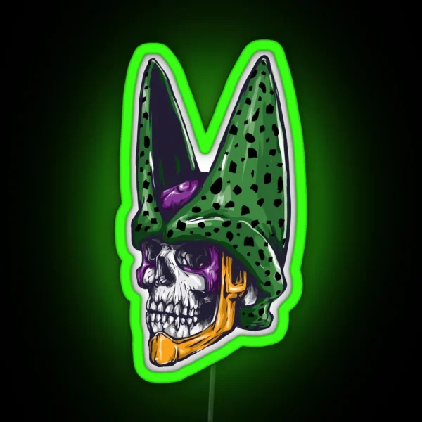 Dead Cell Skull RGB Neon Sign