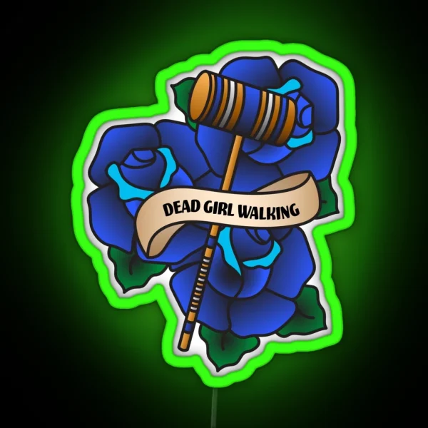 Dead Girl Walking New Size RGB Neon Sign