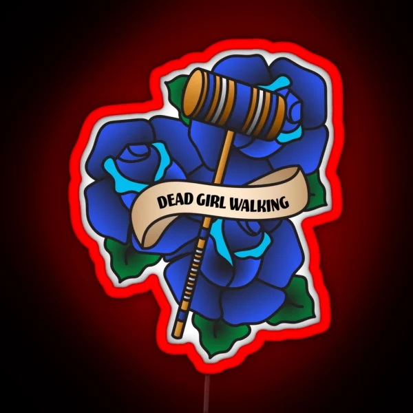 Dead Girl Walking New Size RGB Neon Sign