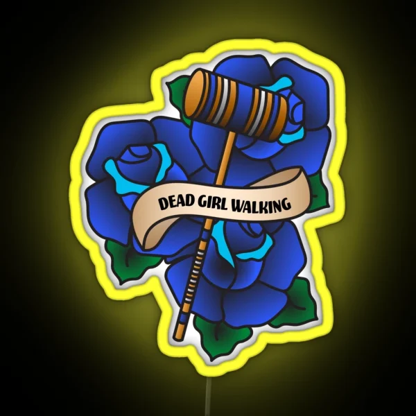 Dead Girl Walking New Size RGB Neon Sign