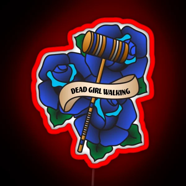 Dead Girl Walking RGB Neon Sign