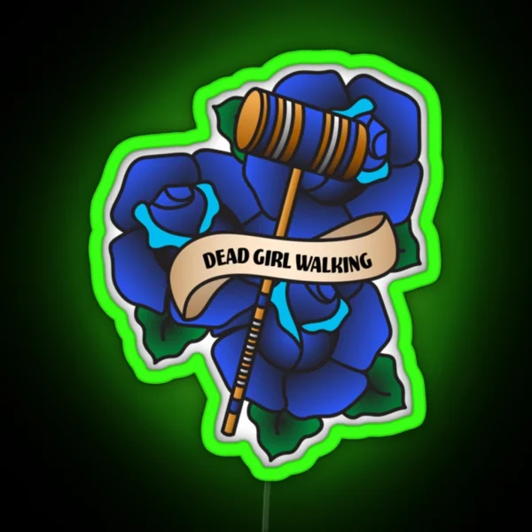 Dead Girl Walking RGB Neon Sign