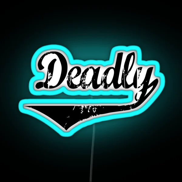 Deadly Black 0 RGB Neon Sign
