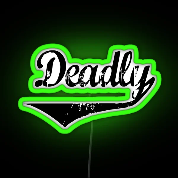 Deadly Black 0 RGB Neon Sign
