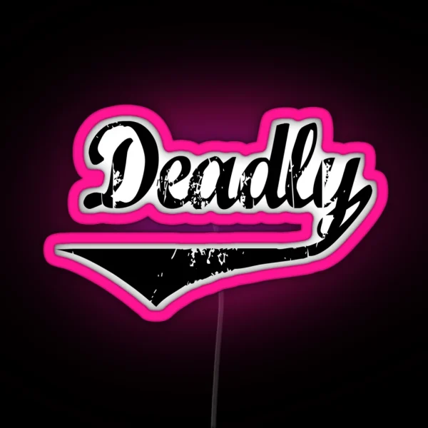 Deadly Black 0 RGB Neon Sign