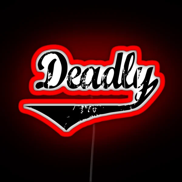 Deadly Black 0 RGB Neon Sign