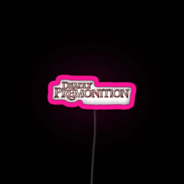 Deadly Premonition RGB Neon Sign