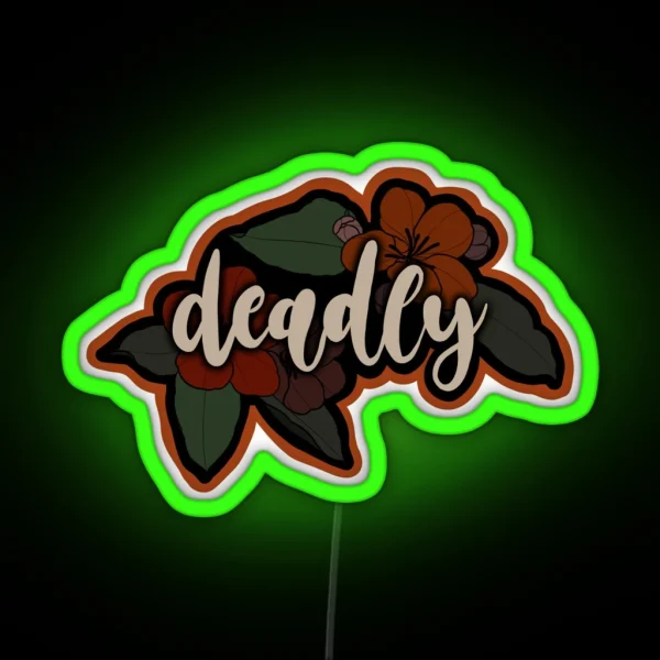 Deadly RGB Neon Sign