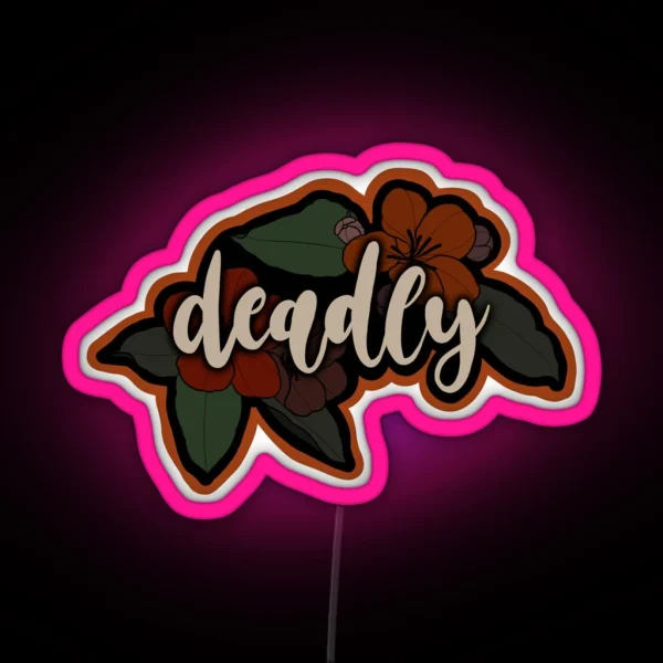 Deadly RGB Neon Sign