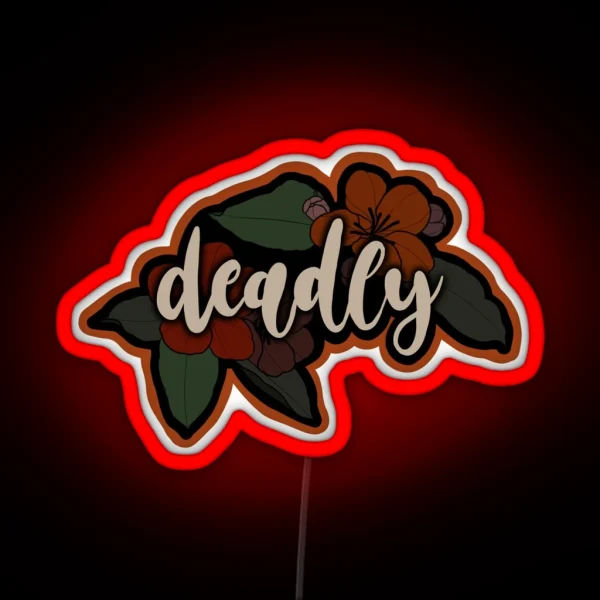 Deadly RGB Neon Sign