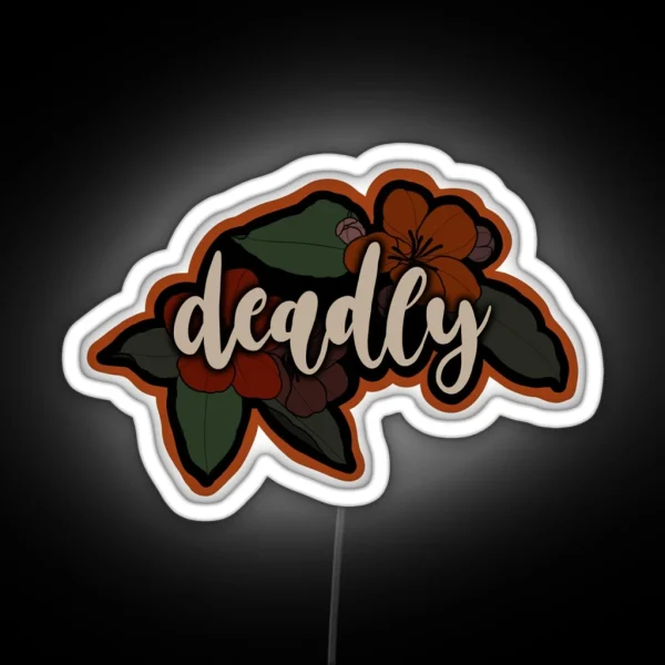 Deadly RGB Neon Sign