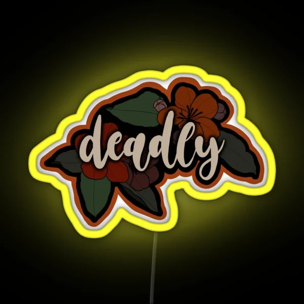 Deadly RGB Neon Sign