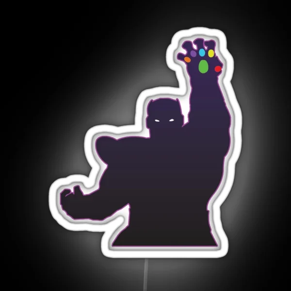 Deadly Shadow RGB Neon Sign