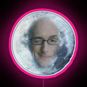 Dean Pelton Moon RGB Neon Sign