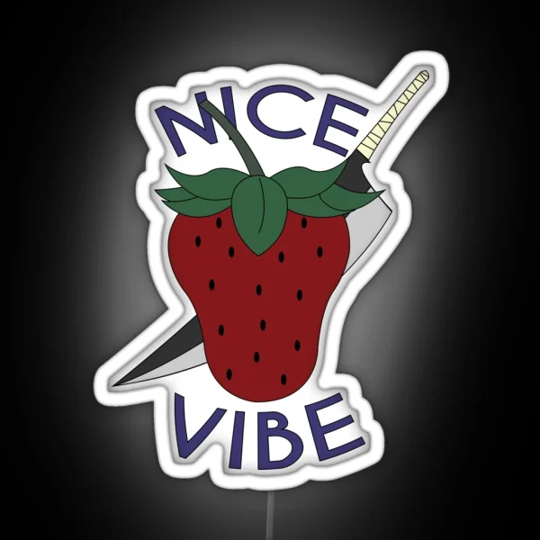 Death And Strawberry RGB Neon Sign