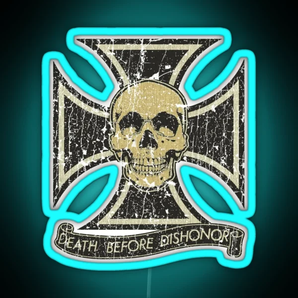 Death Before Dishonor 1966 RGB Neon Sign