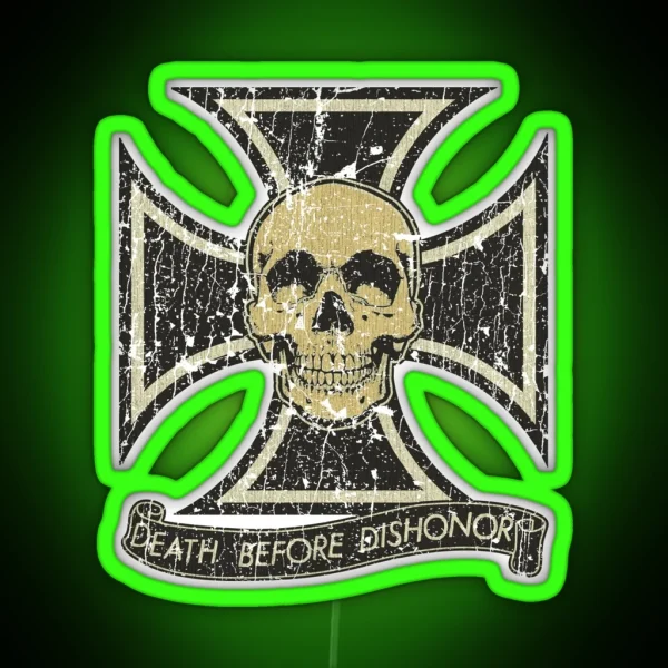 Death Before Dishonor 1966 RGB Neon Sign