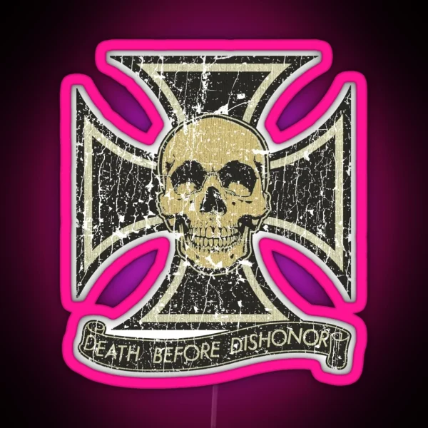 Death Before Dishonor 1966 RGB Neon Sign