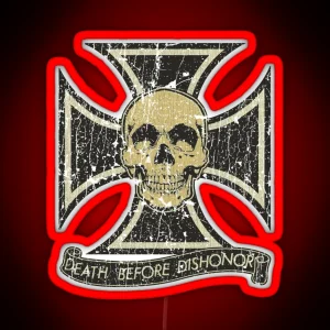 Death Before Dishonor 1966 RGB Neon Sign