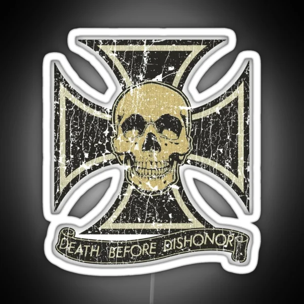 Death Before Dishonor 1966 RGB Neon Sign