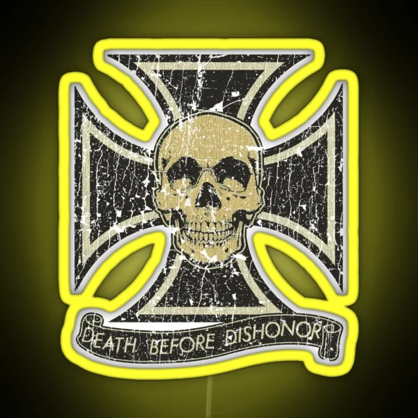Death Before Dishonor 1966 RGB Neon Sign