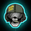 Death From Above Grim Reaper Helicopter Pilot US ARMY Aviation Design RGB Neon Sign - Image 3