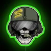 Death From Above Grim Reaper Helicopter Pilot US ARMY Aviation Design RGB Neon Sign - Image 4