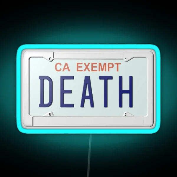 Death Grips Plate RGB Neon Sign