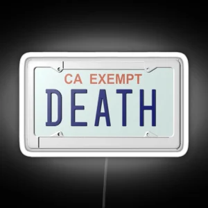 Death Grips Plate RGB Neon Sign