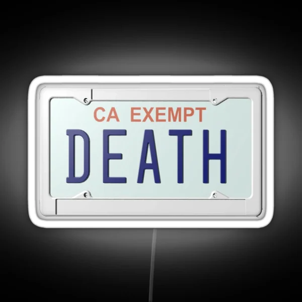Death Grips Plate RGB Neon Sign