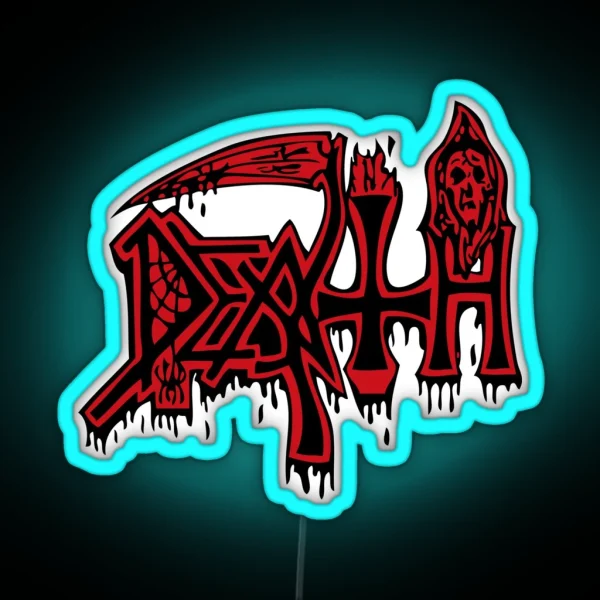 DEATH RGB Neon Sign