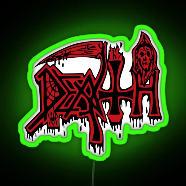DEATH RGB Neon Sign
