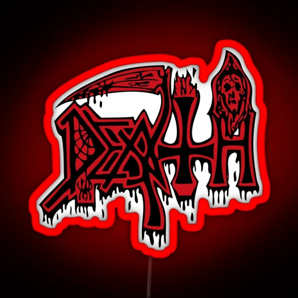 DEATH RGB Neon Sign