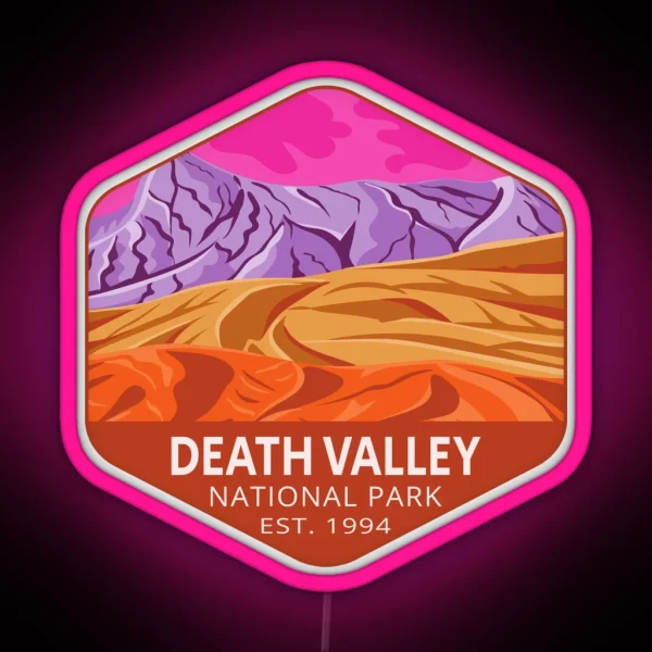 Death Valley National Park RGB Neon Sign