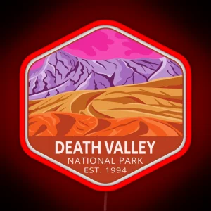 Death Valley National Park RGB Neon Sign