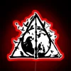 Deathly Hallow Wizard Magic Witchy RGB Neon Sign - Image 2