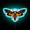 Deaths Head Moth RGB Neon Sign - Image 2