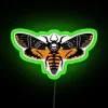 Deaths Head Moth RGB Neon Sign - Image 3